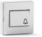 FAMATEL – Pulsador timbre | Serie 5000 | 10A | 250V | 65 x 65 mm | Blanco