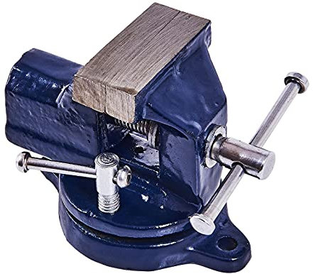 Amtech D3400 50mm (2) Revolving Table vice Blue
