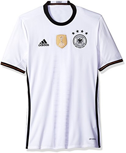 adidas herr internationell fotbollströja, Vit/svart, XL