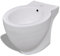 vidaXL Standbidet Bodenstehend Keramik Weiß Design Stand Bidet für Badezimmer
