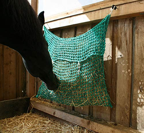Konege Heunetztasche Breite 1,0m, Höhe 0,9m, Maschenweite 4,5cm, Füllmenge ca. 9Kg, ohne Gurtschnellverschlüsse, Schadstoffgeprüft!