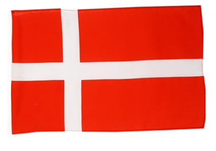Flaggenfritze Fahne mit Hohlsaum Dänemark 30 x 45 cm - flexibel dekorieren, ergänzen und Flagge zeigen