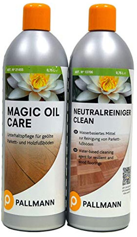 Pallmann Kombiangebot Neutralreiniger 0,75 l + Magic Oil Care 0,75 l