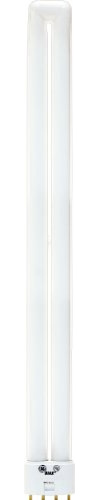GE CFL Tube Light Bulb, T21 Light Bulb, 40 Watt, 2G11 4-Pin Base, Warm White (10 Pack)