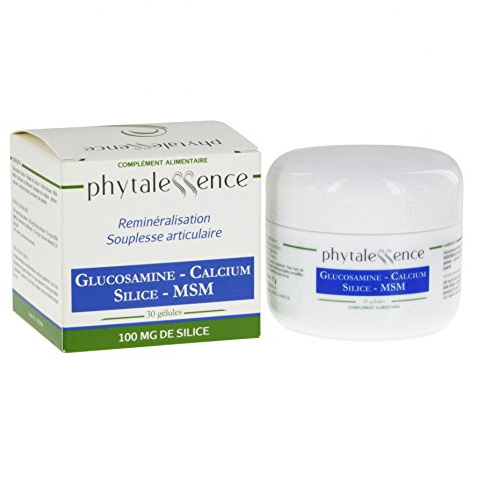 Phytalessence Glucosamine Calcium Silice MSM 30 Gélules