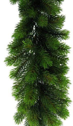 Künstliche Tannengirlande ca 180 cm (165-170 cm). Mit ca 240 Tannen- Trieben.