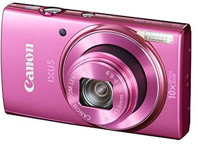 Canon IXUS 155 Digitalkamera (20 MP, 10-Fach Opt. Zoom, 6,8cm (2,6 Zoll) LCD-Display, HD-Ready) pink