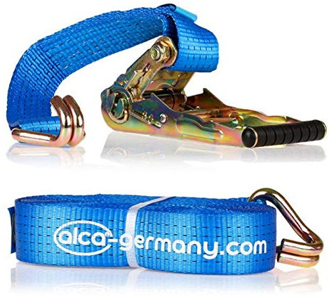 alca Heavy-Duty Lashing Straps Transport Belts - 5T Capacity, 10m Length – Secure Cargo Straps with Ratchet for Safe Transport A406500