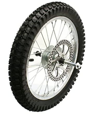 Razor MX500 and MX650 Front Wheel Assembly - Factory Original Razor Dirt Rocket Bike Off-Road Motorcycle Wheel Part W15128190049