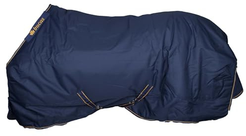 Bucas Irish Turnout Extra Classic, Weidedecke, Navy/gold, Rückenlänge 135 cm