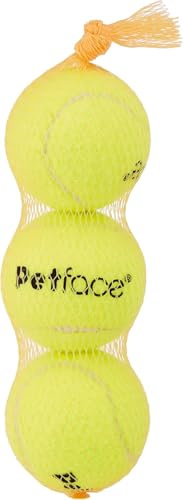 Petface Super Tennisbälle für Hunde, Werfen und Apportieren, Outdoor-Übungen, 3 Stück