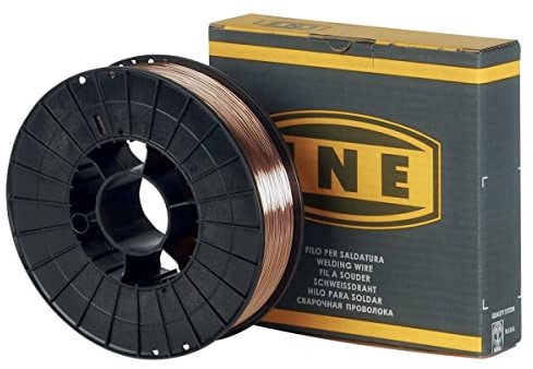 INE - Bobine Fil Fourré Acier 0.9 mm 4.5 kg Soudage NO-GAS MIG/MAG - D 200 mm - Pour aciers carbone et carbone-manganèse | Soudures fortes, sans oxydation, toutes positions