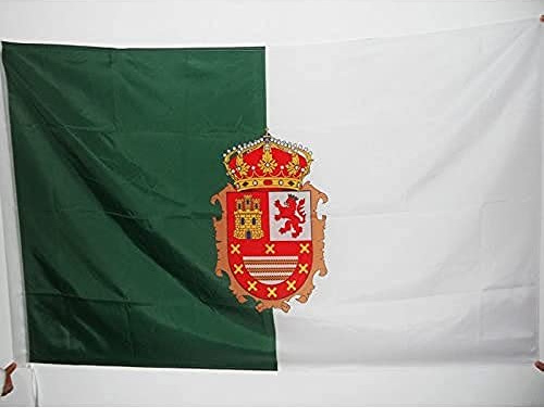 AZ FLAG Flagge Fuerteventura 90x60 cm Spanische Polyester 100D Hohlsaum | Für innen und außen dekorative Flagge doppelte Nähte und verstärkte Kanten mit Masttunnel 100D Polyester