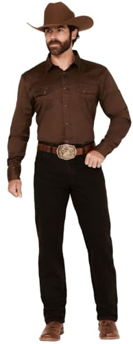 Wrangler Hombre Jeans 13MWZ, Original Regular Bootcut Fit, Straight Leg, Beige (Prewashed Tan), 36W / 34L