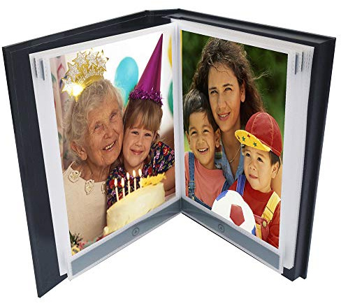 Talking Products, Album photo de luxe enregistrable par voix, durée d'enregistrement de 2 heures. Simili cuir, 20 pages de 7x5. Créez votre propre livre de souvenirs ou livre bienvenue pour adoption