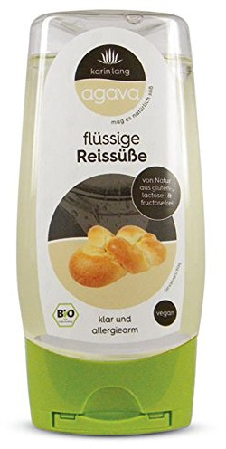 Karin Lang Agava - Agava Édulcorant Liquide au Riz, 250ml