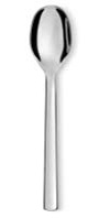 Alessi REB09/4 Ovale Dessertlöffel - Edelstahl 18/10 glänzend poliert, 6 Einheiten