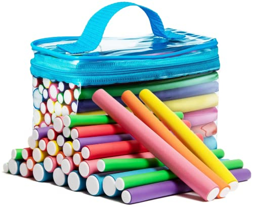 Tifara Beauty - Set di 42 bigodini flessibili per capelli, 17,8 cm