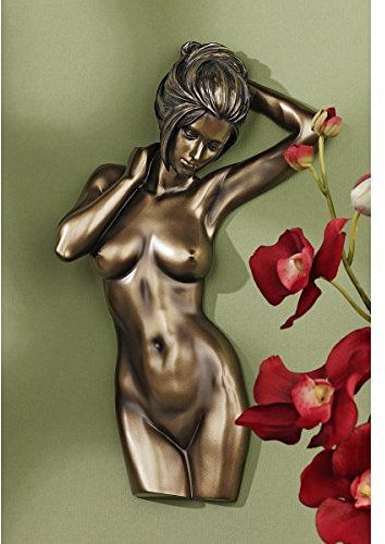 Design Toscano La Donna: Weiblicher Akttorso, Wandfigur