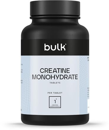 Bulk Kreatin Monohydrat Tabletten, 1000mg, 90 Tabletten, Verpackung Kann Variieren