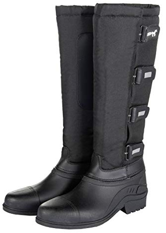 HKM Robusta, stivali da equitazione, nero, 37, EU 87809