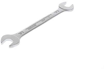 GEDORE Doppelmaulschlüssel 17 x 19 mm, Hochwertiger Vanadium-Stahl, Blendfreie Optik, Nach DIN 3110, Silber