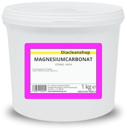 Magnesia Chalk Magnesiapulver Magnesiumcarbonat - Pharmaqualität - 1kg