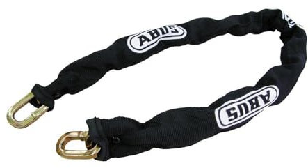 ABUS Kette 10KS - 10 mm starke Motorrad-Kette aus gehärtetem Stahl - kombinierbar mit Vorhängeschlössern - 140 cm Länge