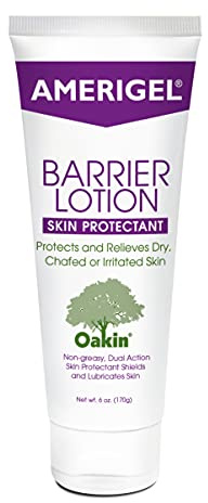 AMERIGEL Barrier Lotion (6 oz.) - Skin Protectant to Protect Chafed, Cracked, and Chapped Skin
