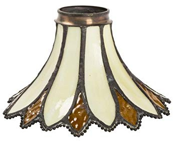 Tiffany Ersatzglas für Lampen und Kronleuchter aus Eisen und Messing