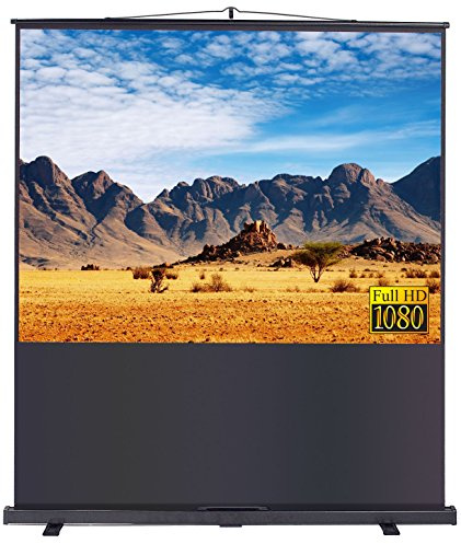 Wonderwall Projector Screen 150 x 200cm | pull up projector screen with carry bag, quick setup, smooth bright surface