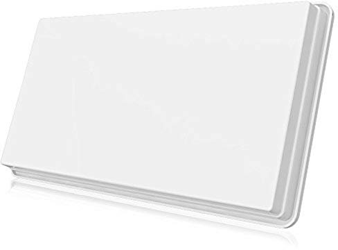 Selfsat H30D1+ Single Flachantenne für einen Teilnehmer inkl. Fensterhalterung, Quad, White