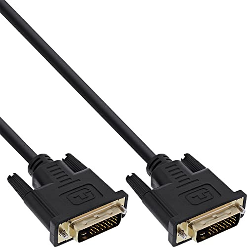 InLine 17777P DVI-D Anschlusskabel Premium, digital 24+1 Stecker / Stecker, Dual Link, 15m