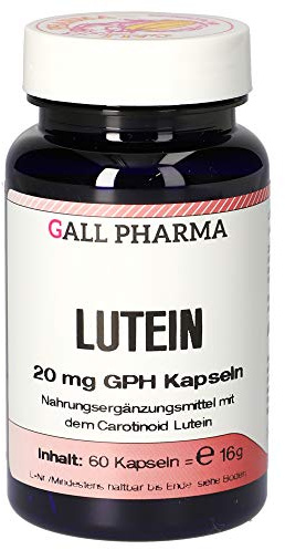 Gall Pharma Lutein 20 mg GPH Kapseln, 1er Pack (1 x 60 Stück)