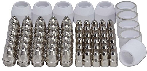 RIVERWELD P-80 Panasonic Plasma Schneiden Verbrauchs material KIT Plasma Schneiddüse 1,5 100Amp 70 Stück