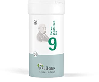 PFLÜGER Schüßler-Salz Nr. 9 Natrium phosphoricum D6, 400 Tabletten | Das Salz der Säure-Basen-Balance, Schüssler Salze im praktischen Dosierspender, glutenfrei, Arzneimittel