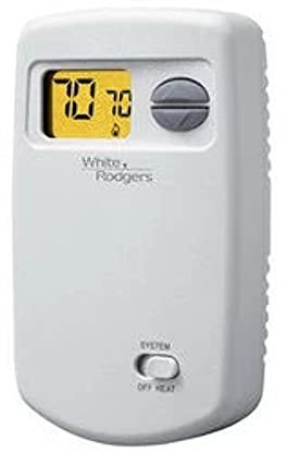 Emerson Thermostats 1E78-140 Non-Programmable Heat Only Thermostat for Single-Stage Systems, White