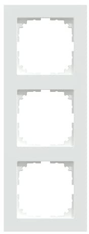 Schneider Electric Merten M-Pure-Rahmen, 3-fach, MEG4030-3625 | Für Steckdosen und Schalter, aktivweiss