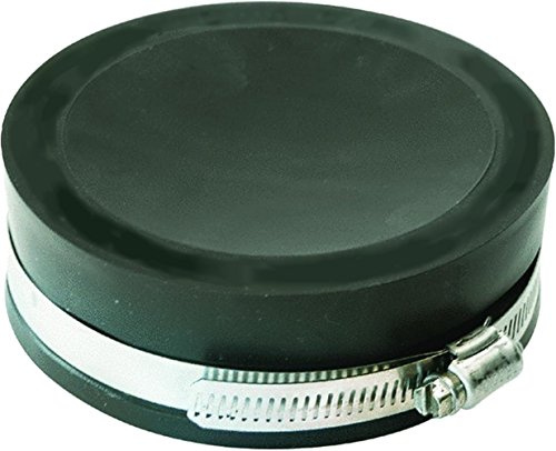 Tomodachi Flexible Endkappe aus PVC Elastomer dichten Rohre perfekt ab und sind dennoch flexibel. Gummirohrverschlüsse für die Abdichtung von Rohren im Haushalt und im Garten (50mm)