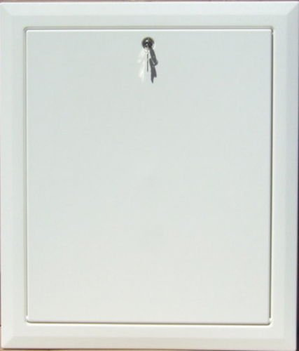 Timloc 1169/35/KL Key Lock White Loft Hatch High Insulated 0.35u Hinged Drop Down Access Door