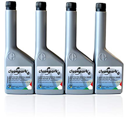 CleanSpark BF Doppelkraftstoffzusatz für Benzin/Methan und Benzin/LPG - 500 ML (4 Flaschen von 125 ml)