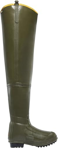 LaCrosse Big Chief 32 600G Men's Hunting-Shoes Do-It-All Rubber Hip Boot, Waterproof, Air-Grip Outsole, OD Green - 10 M