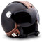 ARMOR HELMETS® AV-84 „Vintage Deluxe“ · Jet-Helm · Motorrad-Helm Roller-Helm Scooter-Helm Moped Mofa-Helm Chopper Retro Vespa Vintage Pilot · ECE 22.05 Visier Schnellverschluss Tasche L (59-60cm)