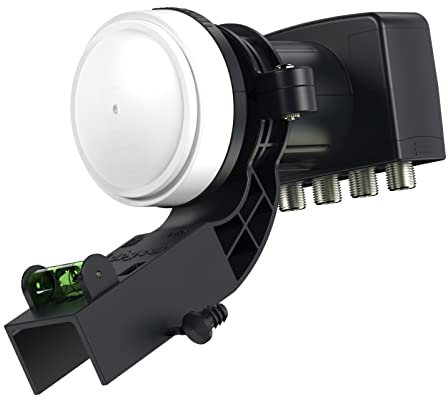 Visiblewave 4K Quad LNB 4 Output HD for SKY HD/Freesat HD with Bracket