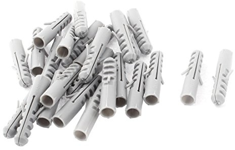 sourcing map M10x 50mm en plastique Chevilles latence Expansion ongles prises Vis 25Clips
