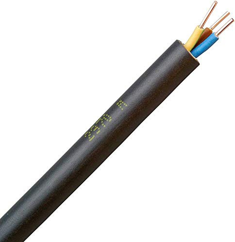 Kopp 153325009 Erdleitung NYY-J, 3 x 1.5 mm², 25 m, schwarz