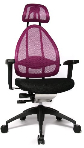 Topstar OPA0T_BG30 - Silla de Escritorio de Oficina, Metal, Color Morado