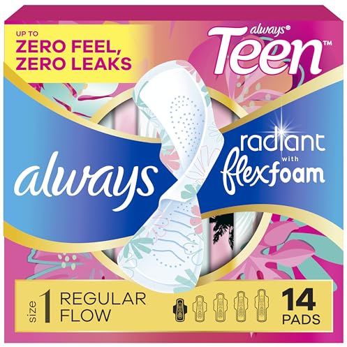 Always Totally Teen Always Radiant Infinity Pads, 14 Stück