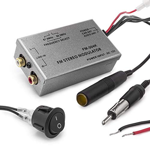 Adapter-Universe® 5775 Universal Stereo MP3 FM Modulator car Antenna car radio Adaptor Cinch Cable