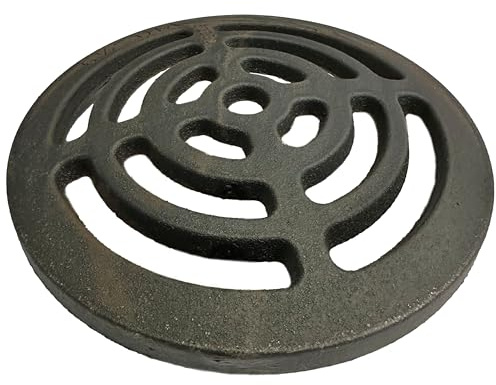 6.5 165mm Round Cast Iron Gully Grid 9mm Thick Heavy Duty Drain Cover | Compatible with a wide range of cast iron and concrete gully pots